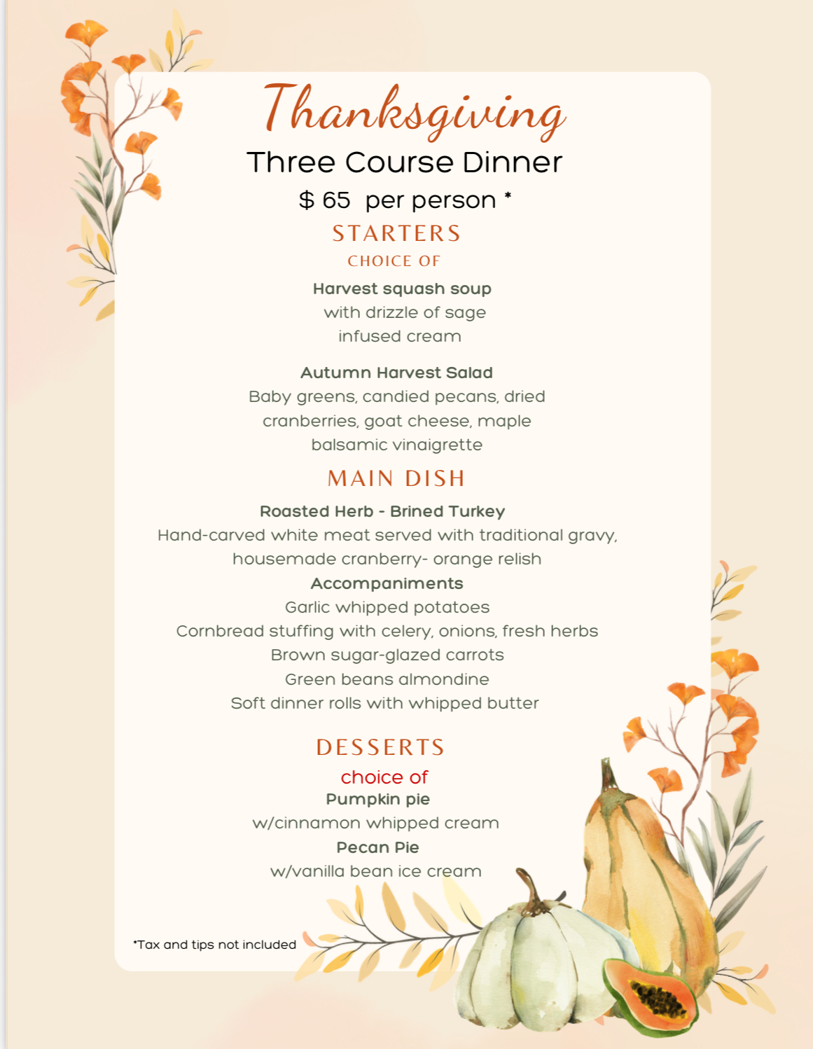 Celebrate Thanksgiving at Seray! icon
