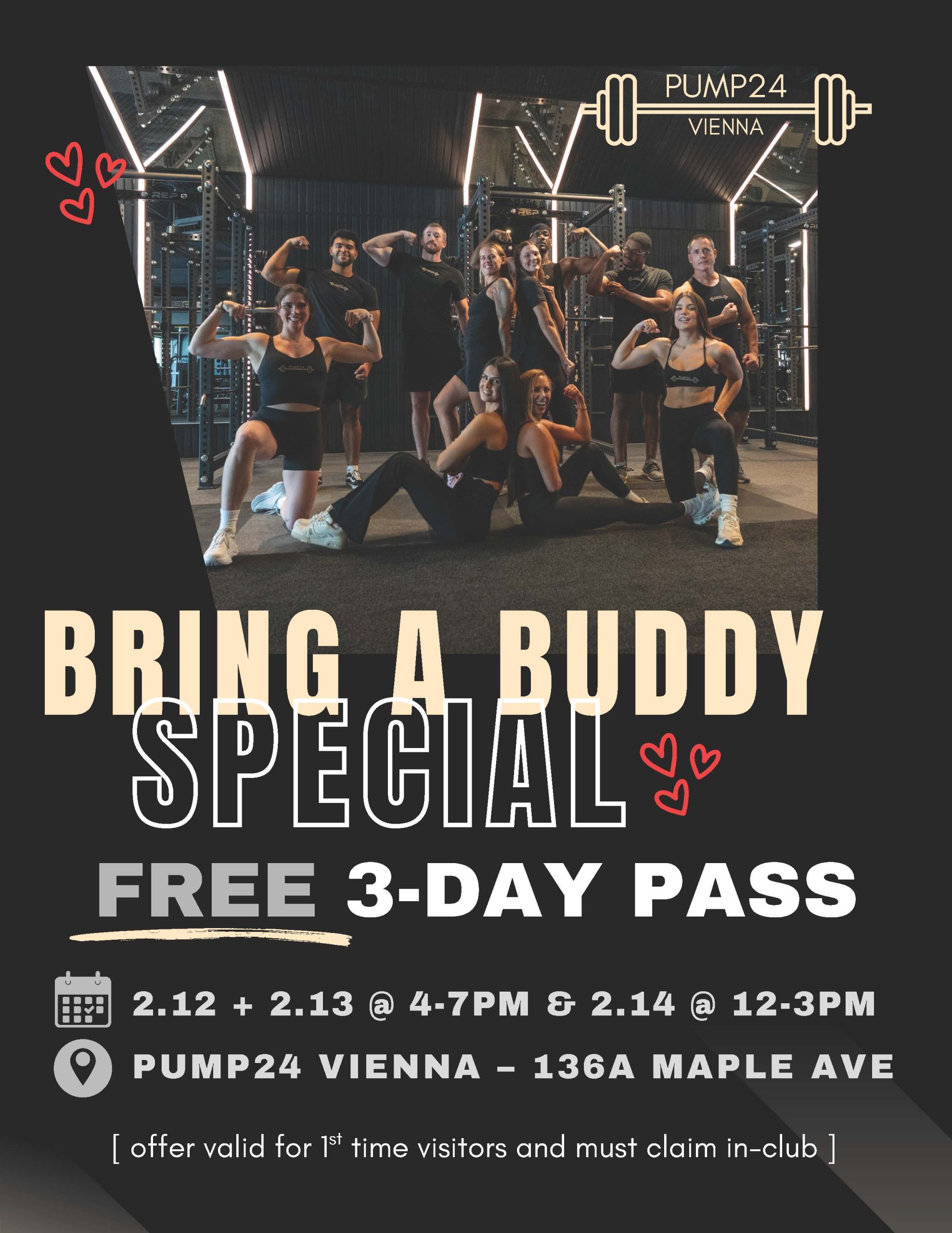 Don’t miss Pump24 Vienna’s “Bring a Buddy” special! icon