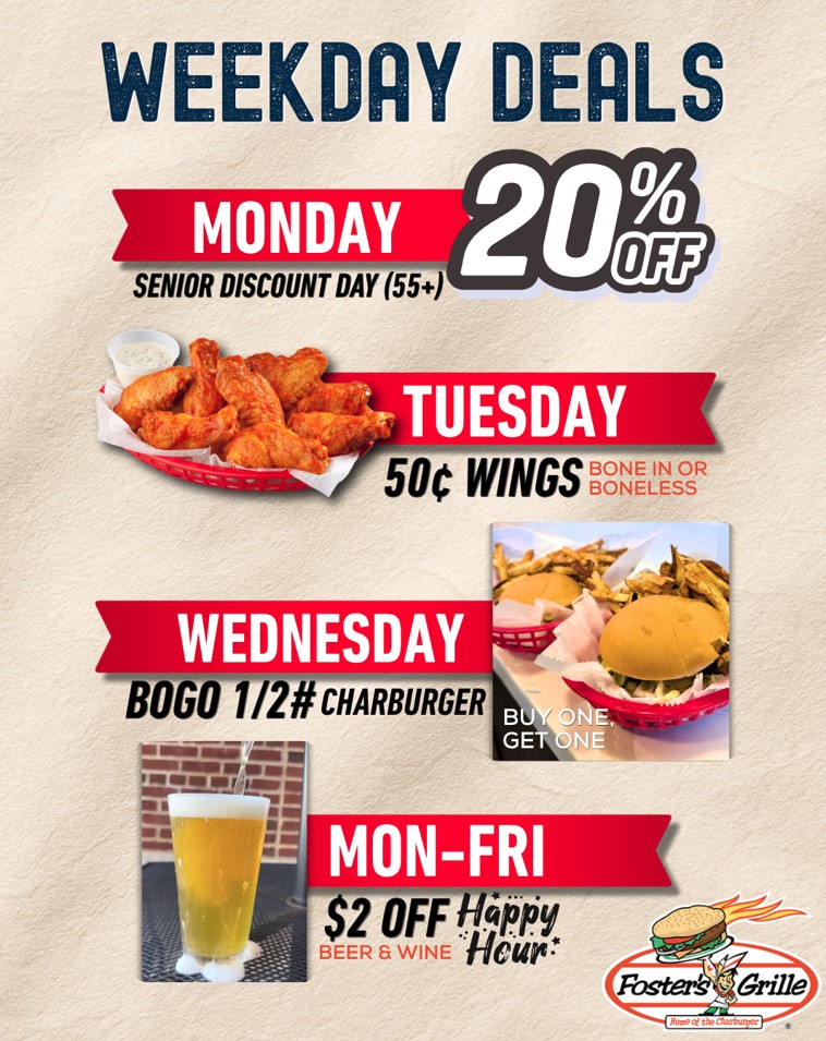 Weekday Deals at Foster’s Grille icon